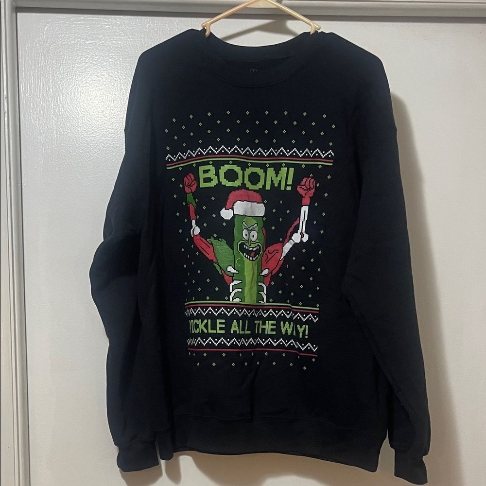 Rick and Morty Christmas sweatshirt  size large